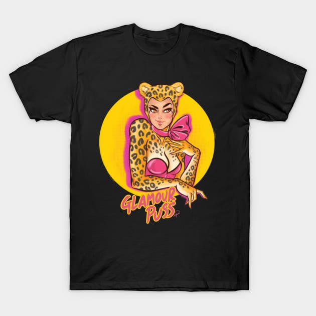 Glamour Puss T-Shirt by Soefara